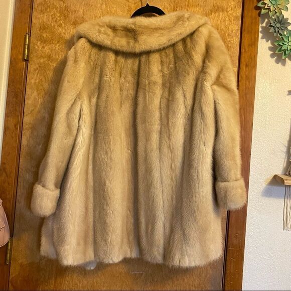 Vintage William Rosendorf Real Mink Fur Long Coat - Picture 9 of 16